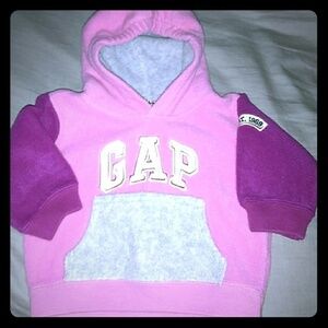 Gap Pink COZY sweatshirt 3-6 months